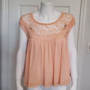 Lace boho top